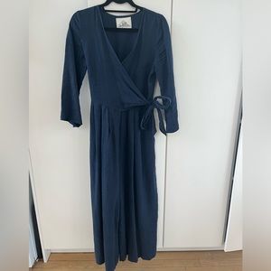 Sugar Candy Mountain | Marigold Jumpsuit in Navy | Size Large